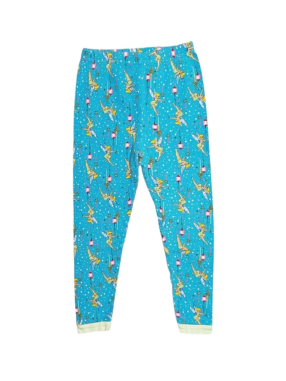 DISNEY Tinker Bell Girl's Thermal Pajama Pants Size 8